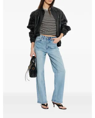rag & bone ストライプ柄リブ Tシャツ - サムネイル2
