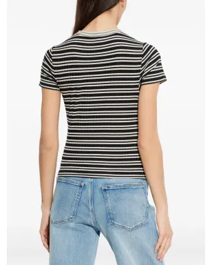 rag & bone ストライプ柄リブ Tシャツ - サムネイル4