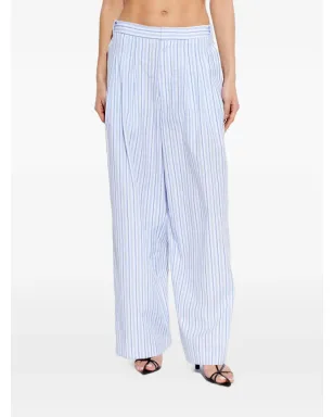 rag & bone ストライプ柄プリーツパンツ - サムネイル1
