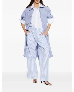 rag & bone ストライプ柄プリーツパンツ - サムネイル2