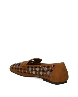 Ash Bali スタッズカットアウト ローファー - サムネイル4