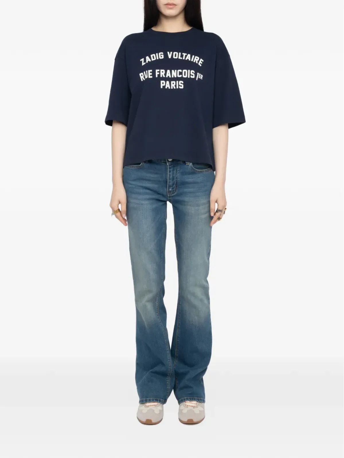 Zadig&Voltaire Taida Paris コットンTシャツ - 画像2
