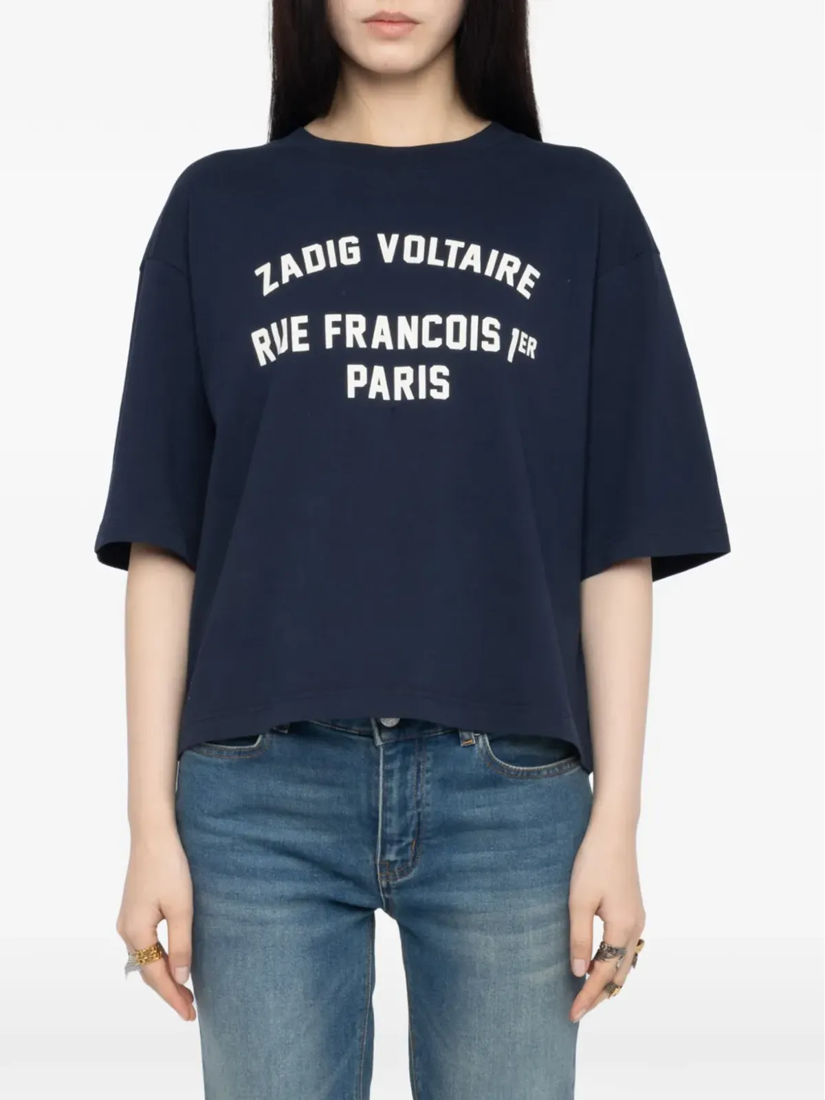 Zadig&Voltaire Taida Paris コットンTシャツ - 画像4
