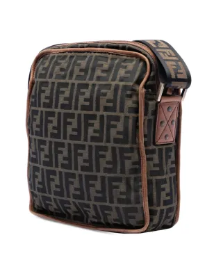 Fendi Pre-Owned Zucca Canvas クロスボディバッグ ブラウン - サムネイル3