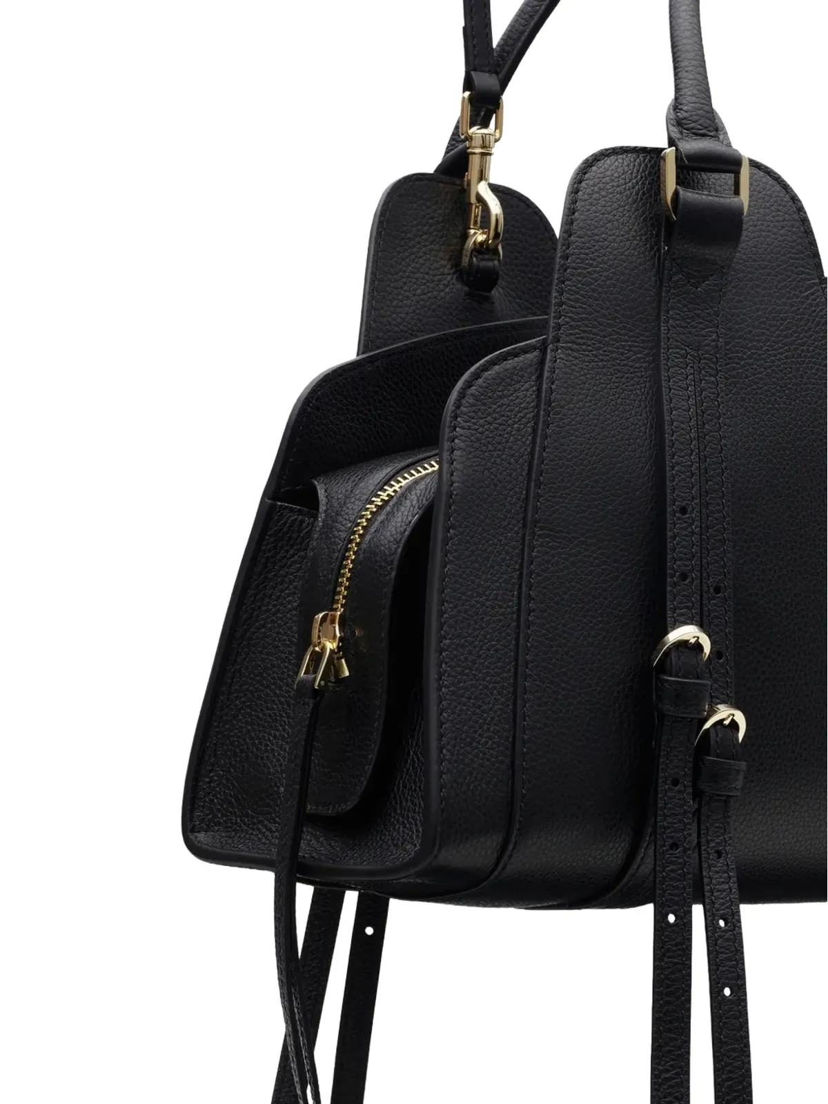 FRANCESCO BIASIA Corinne トップハンドルジップ付きトートバッグ - 画像3