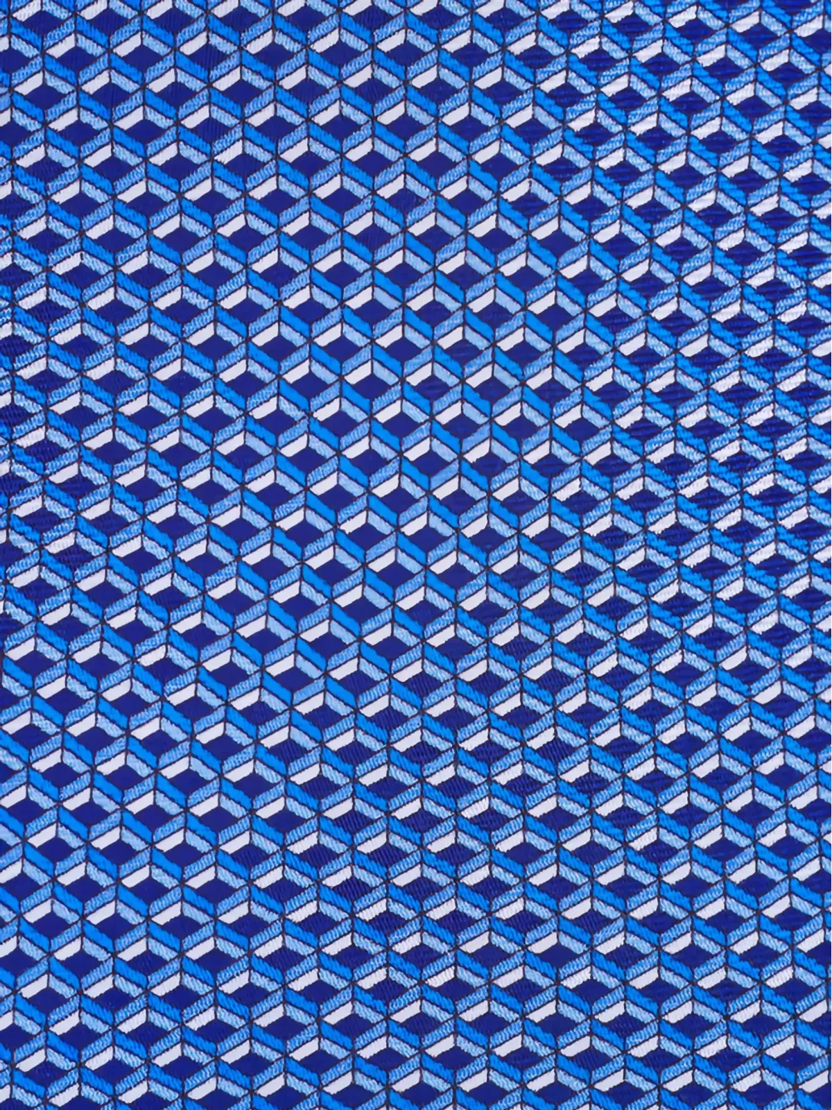 Eton 幾何学柄シルクタイ - 画像2