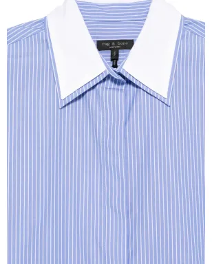 rag & bone striped-pattern shirt - Blue - サムネイル3
