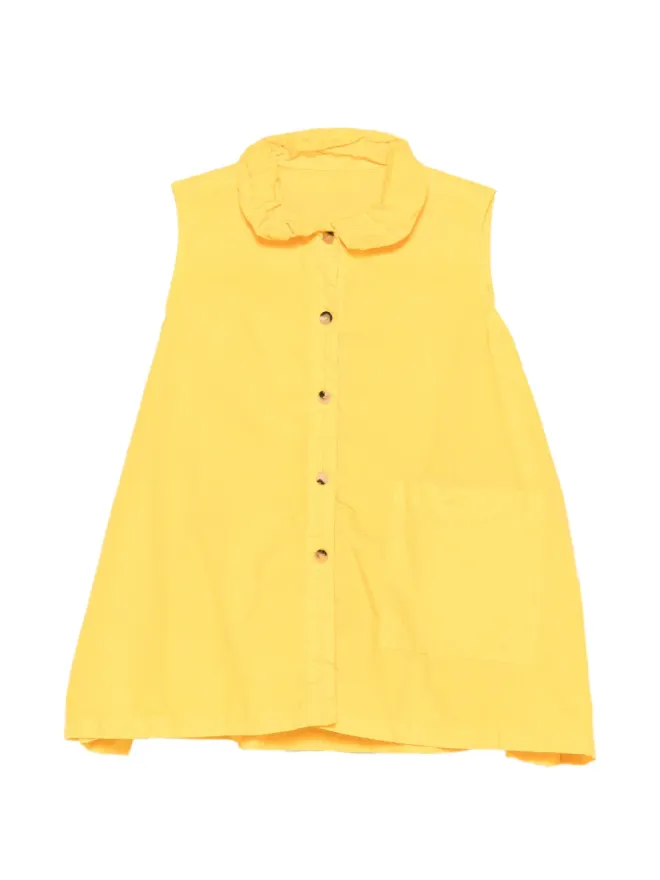 Ricorrrobe Ricorrrobe コットンボタン留めブラウス - イエローの商品画像