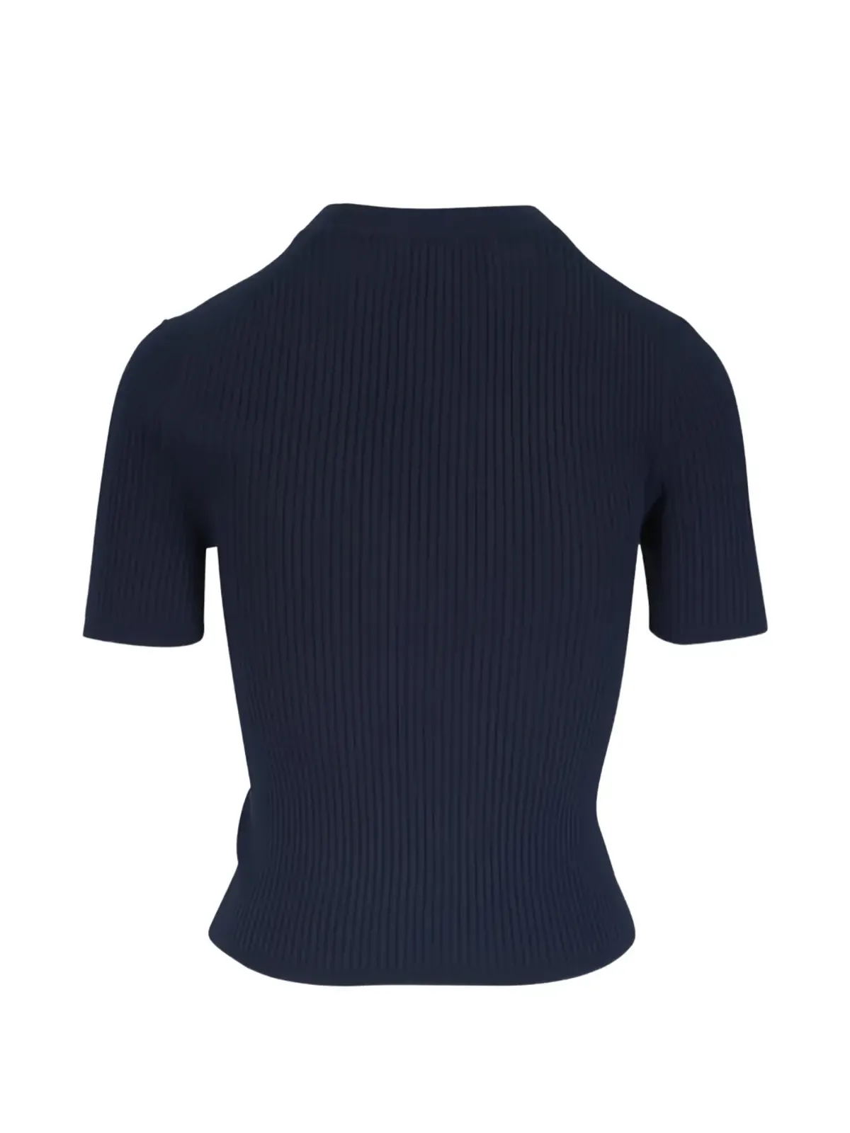 Nili Lotan Dorset ribbed short-sleeved top - Blue - 画像2