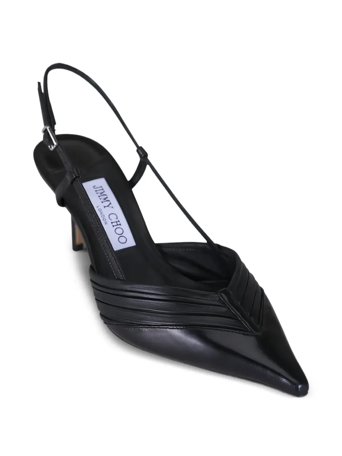 Jimmy Choo アフィア ルシュード スリングバックパンプス - 画像2