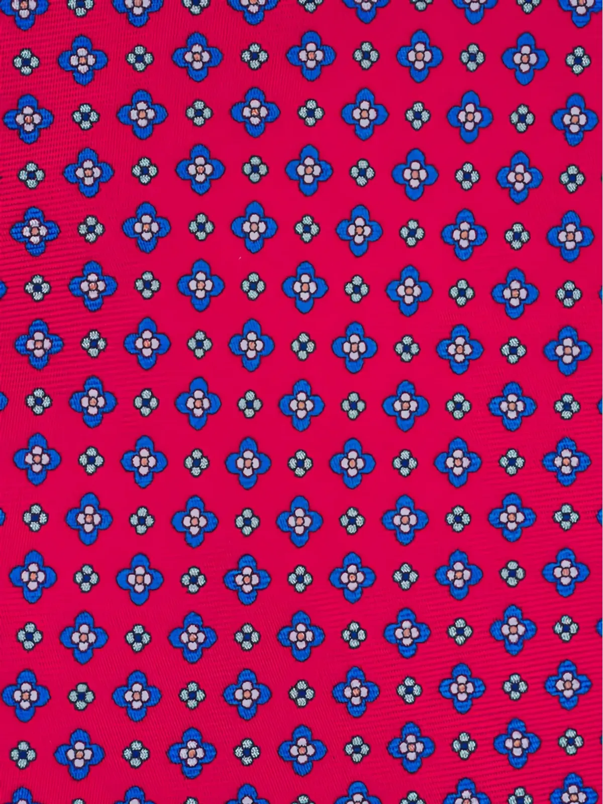 Eton 花柄プリント シルク ネクタイ - 画像2