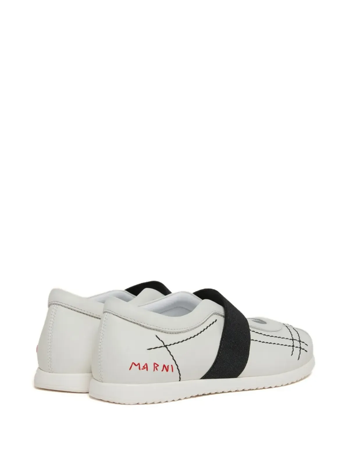 Marni Kids ステッチングスニーカー - 画像3
