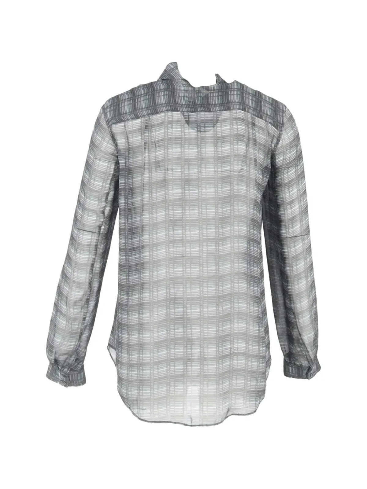 Theory checked shirt - Grey - 画像2