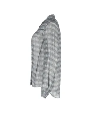Theory checked shirt - Grey - サムネイル3