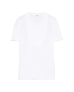 Amina Rubinacci Venezia V-neck blouse - White - サムネイル1