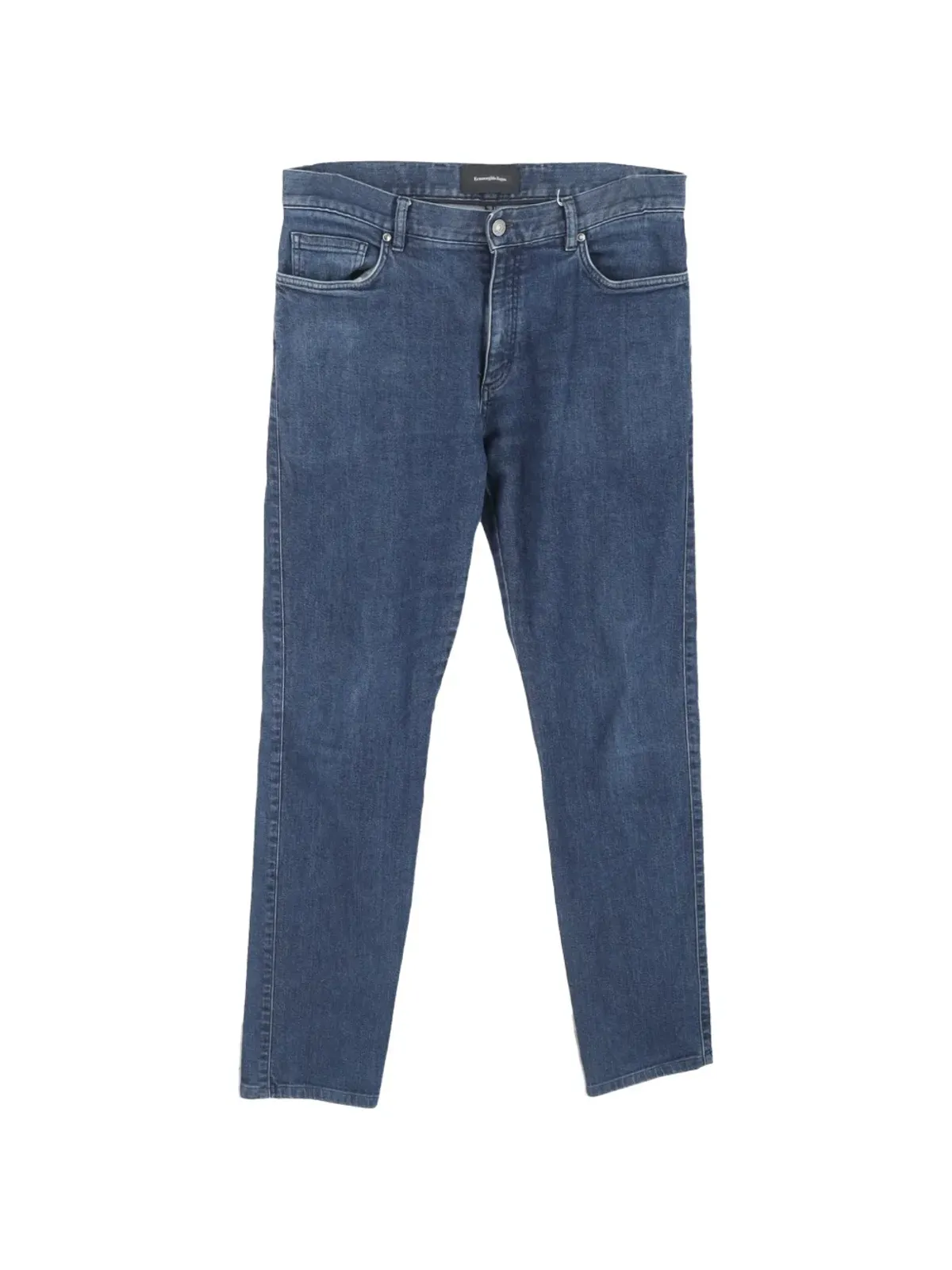 Ermenegildo Zegna Vintage スリムフィット・ミッドライズジーンズ(ブルー) - 画像1