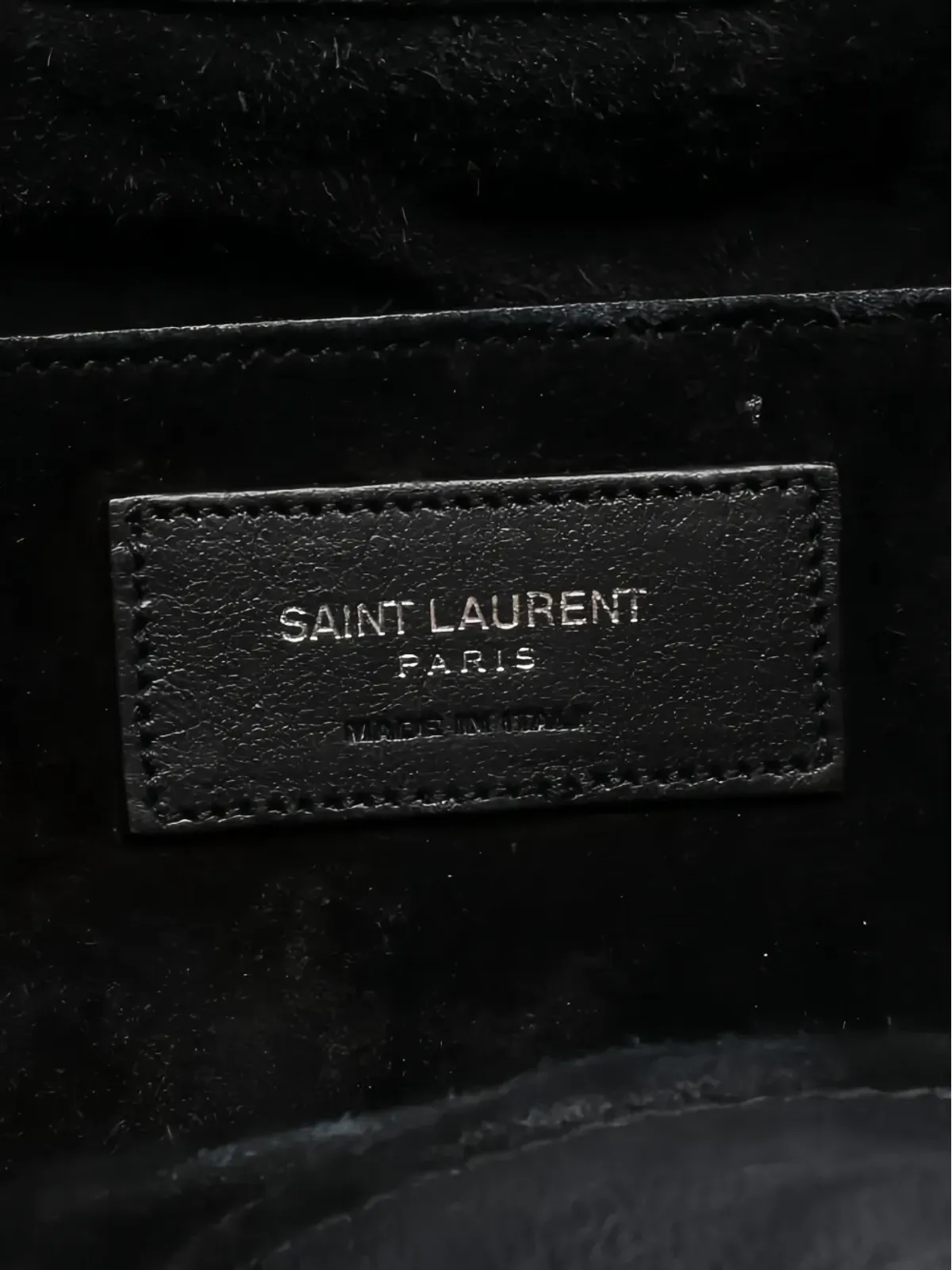 Saint Laurent Pre-Owned 00s チェーンレザー バケットバッグ - 画像5