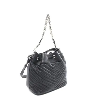 Saint Laurent Pre-Owned 00s チェーンレザー バケットバッグ - サムネイル2