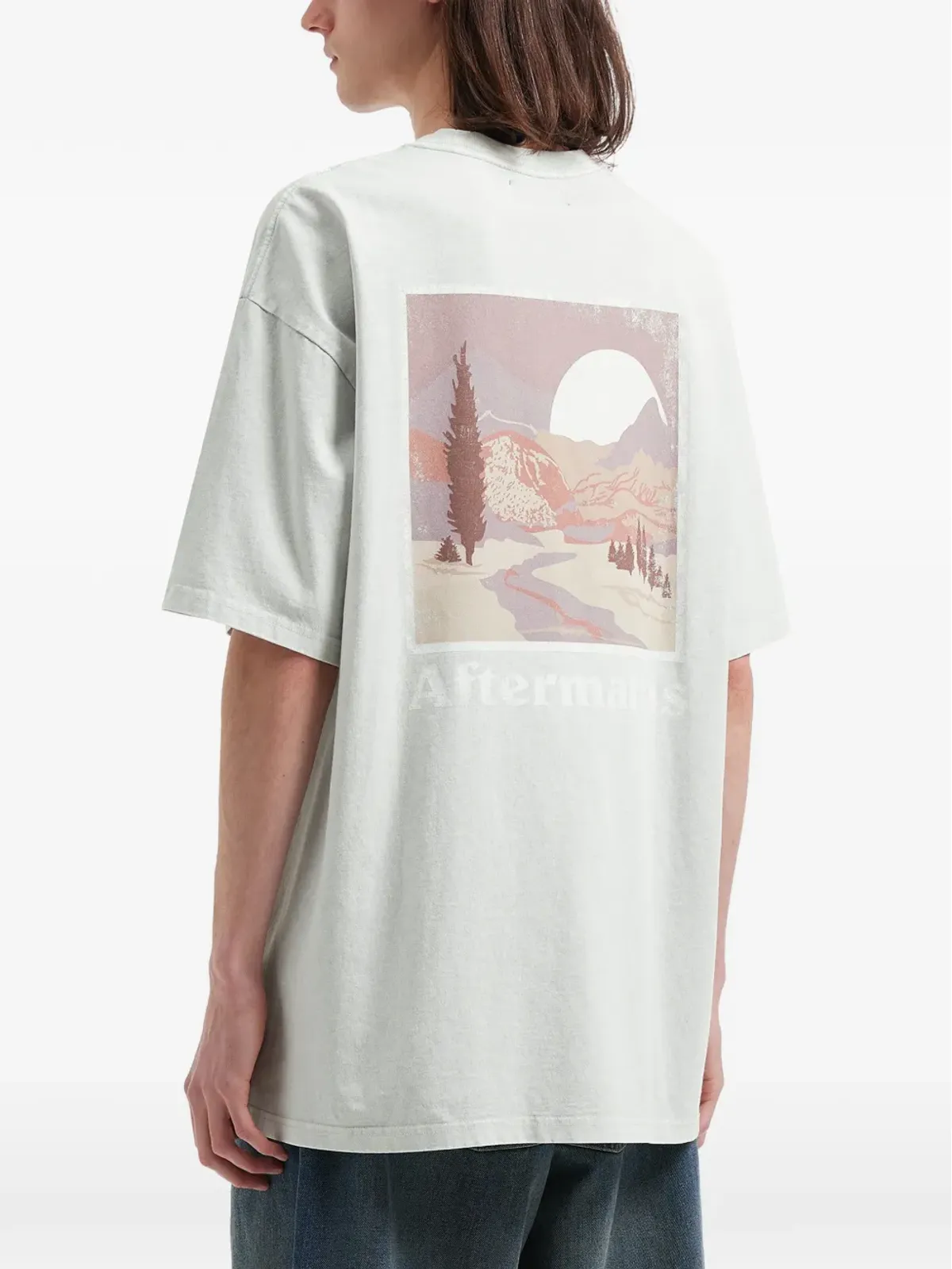 aftermaths グラフィックプリントTシャツ - グレー - 画像4