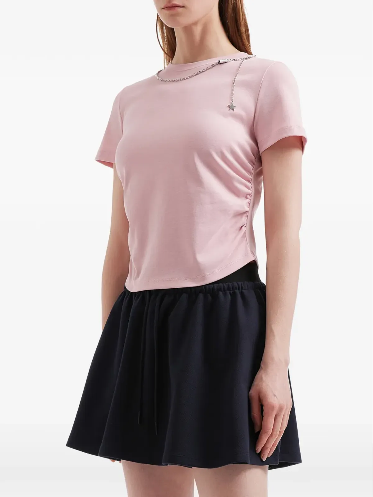 Mini Cream チェーン付きTシャツ - 画像3