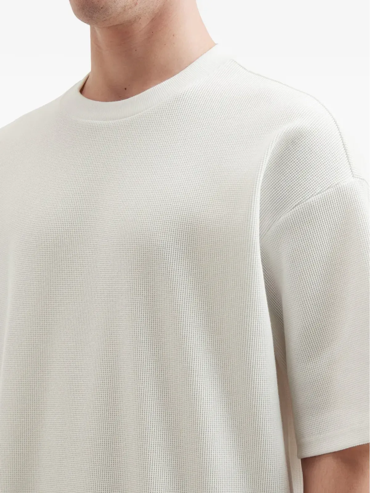 aftermaths ラウンドネック・ワッフルTシャツ - 画像5