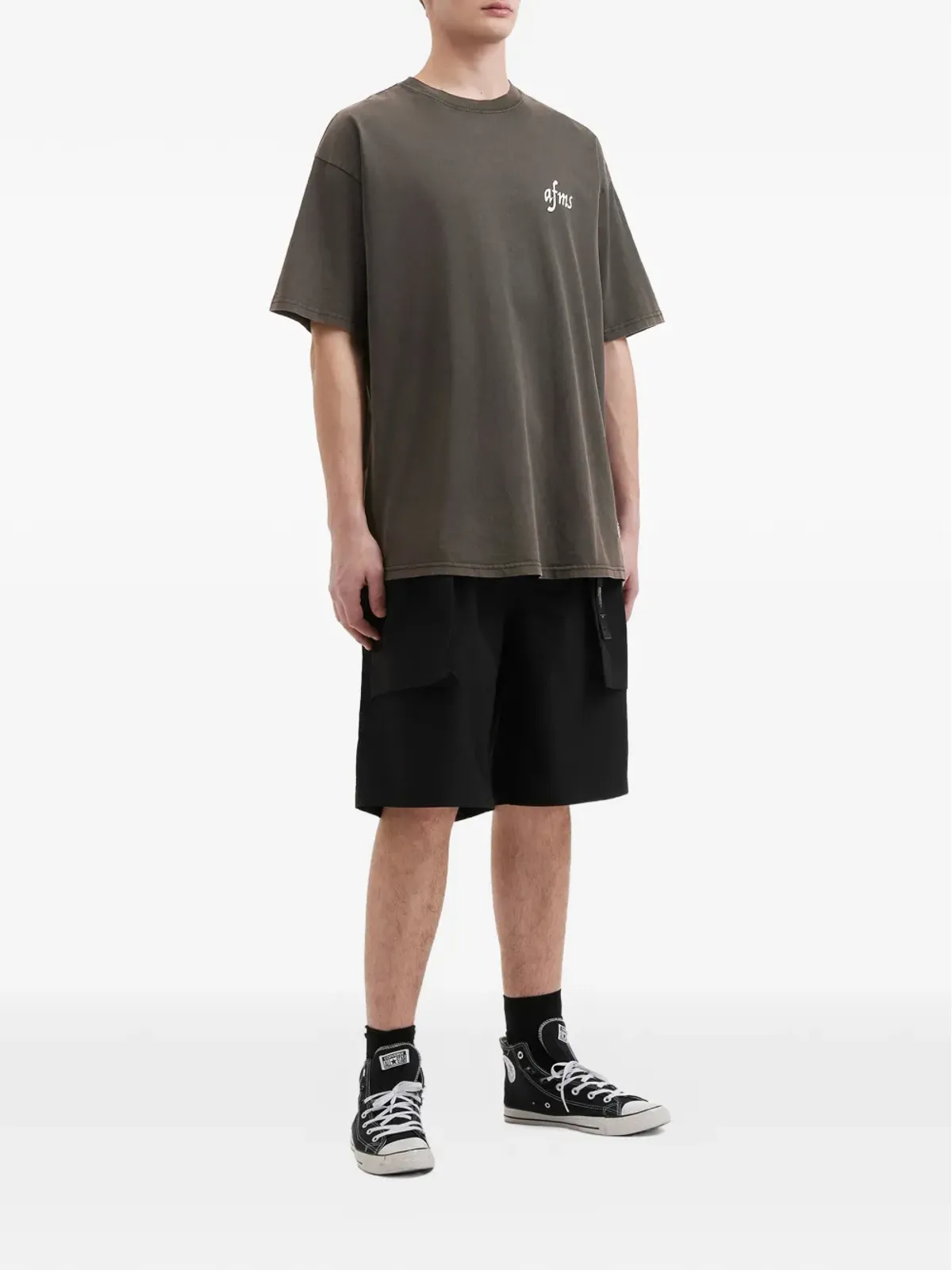 aftermaths パターン柄 半袖Tシャツ - 画像2