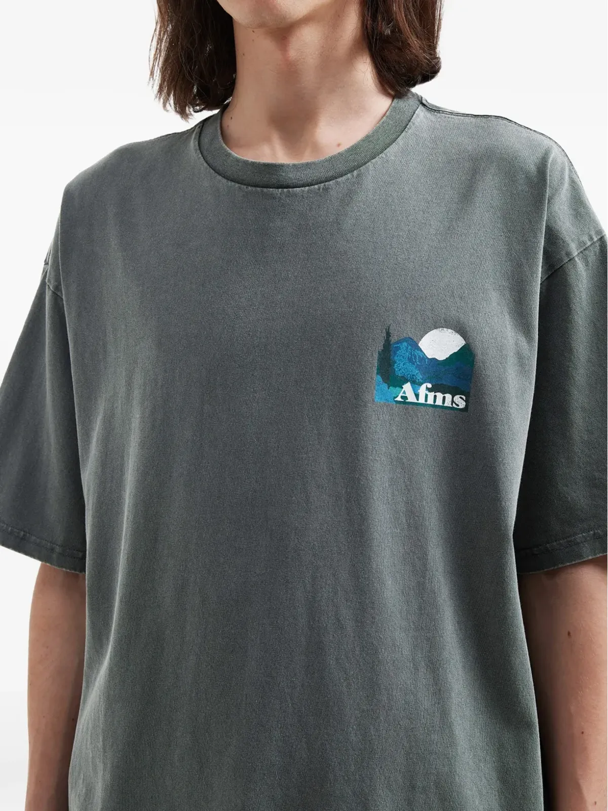 aftermaths ランドスケーププリントTシャツ - 画像5
