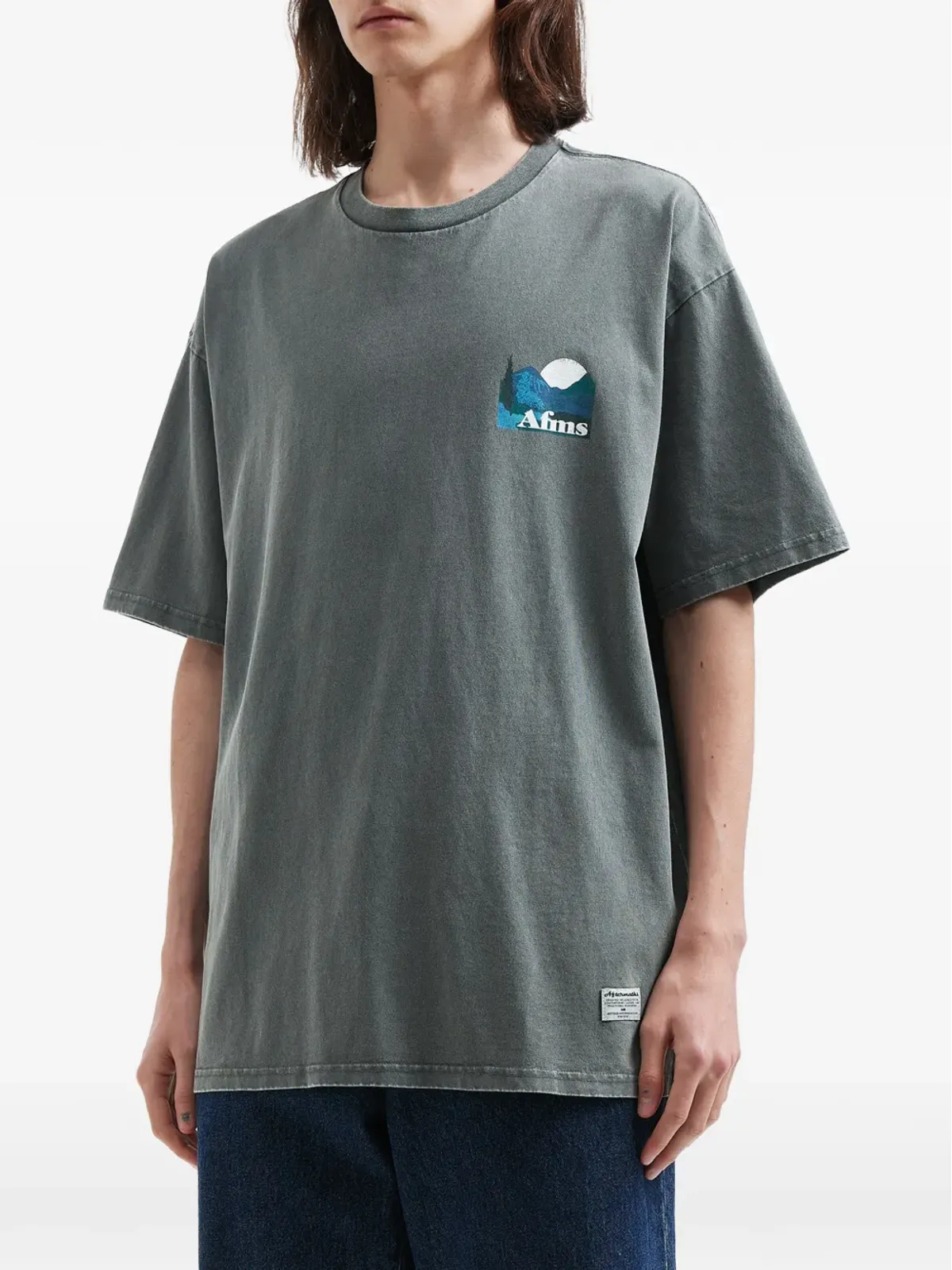 aftermaths ランドスケーププリントTシャツ - 画像3