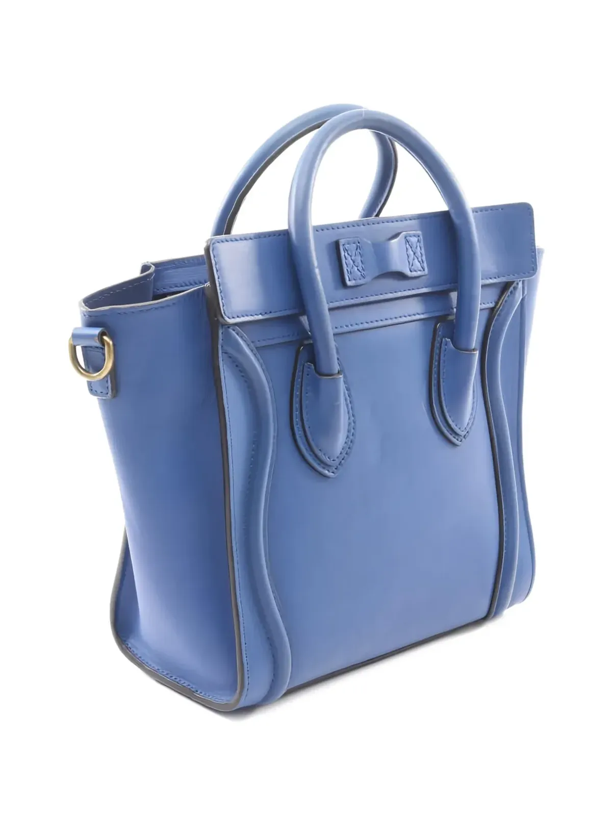Celine Pre-Owned 2000年代 ナノ ラゲージ ショッパー レザー トートバッグ - 画像2