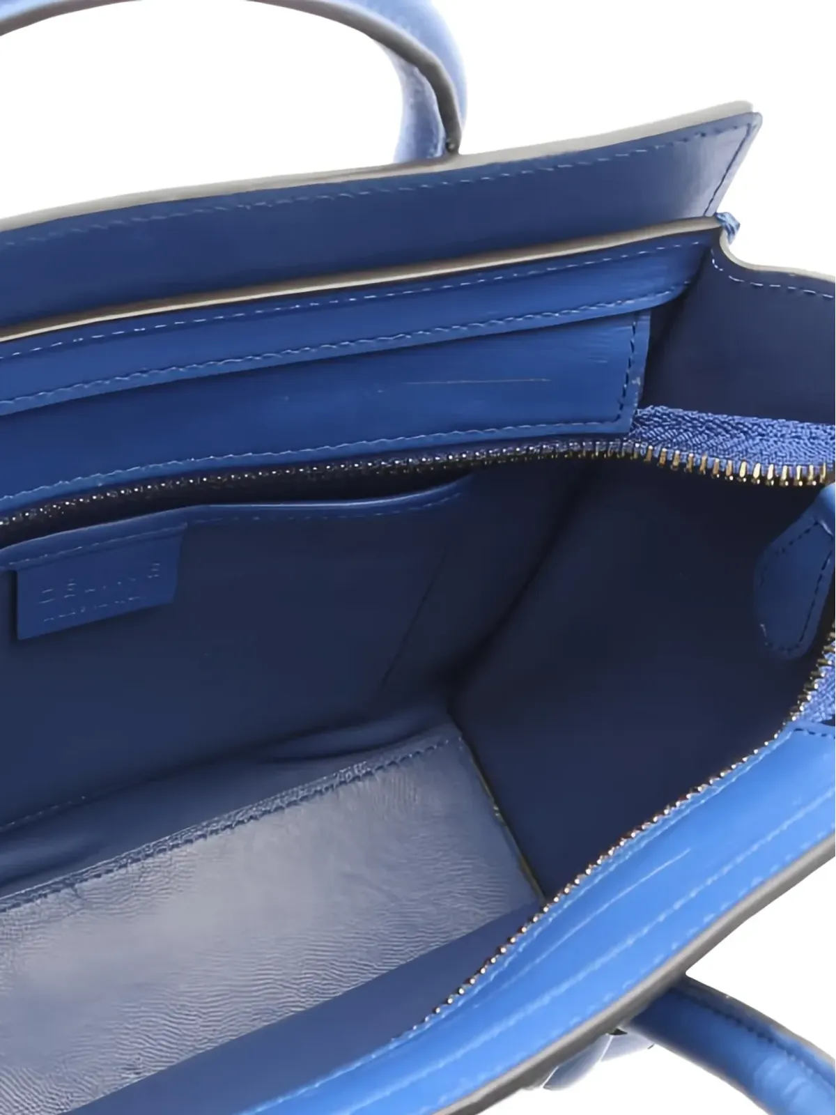 Celine Pre-Owned 2000年代 ナノ ラゲージ ショッパー レザー トートバッグ - 画像3