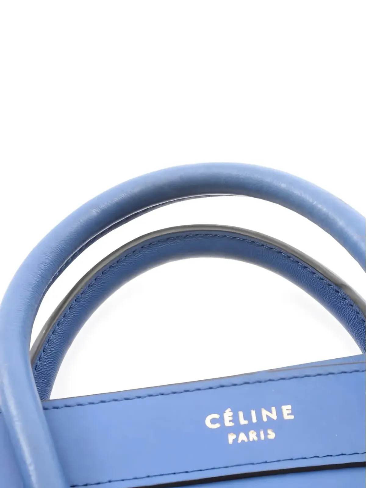 Celine Pre-Owned 2000年代 ナノ ラゲージ ショッパー レザー トートバッグ - 画像4