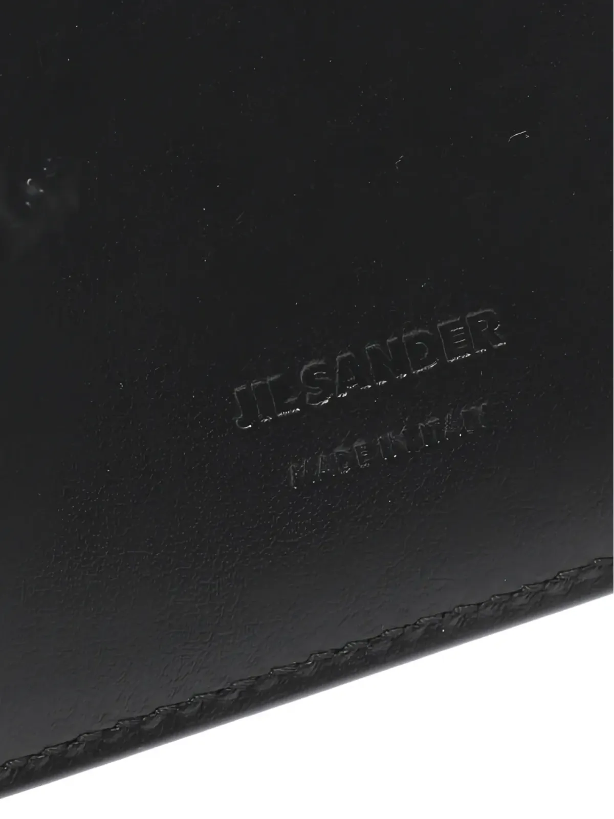 Jil Sander Vintage ジップポケット付きレザーウォレット - 画像4