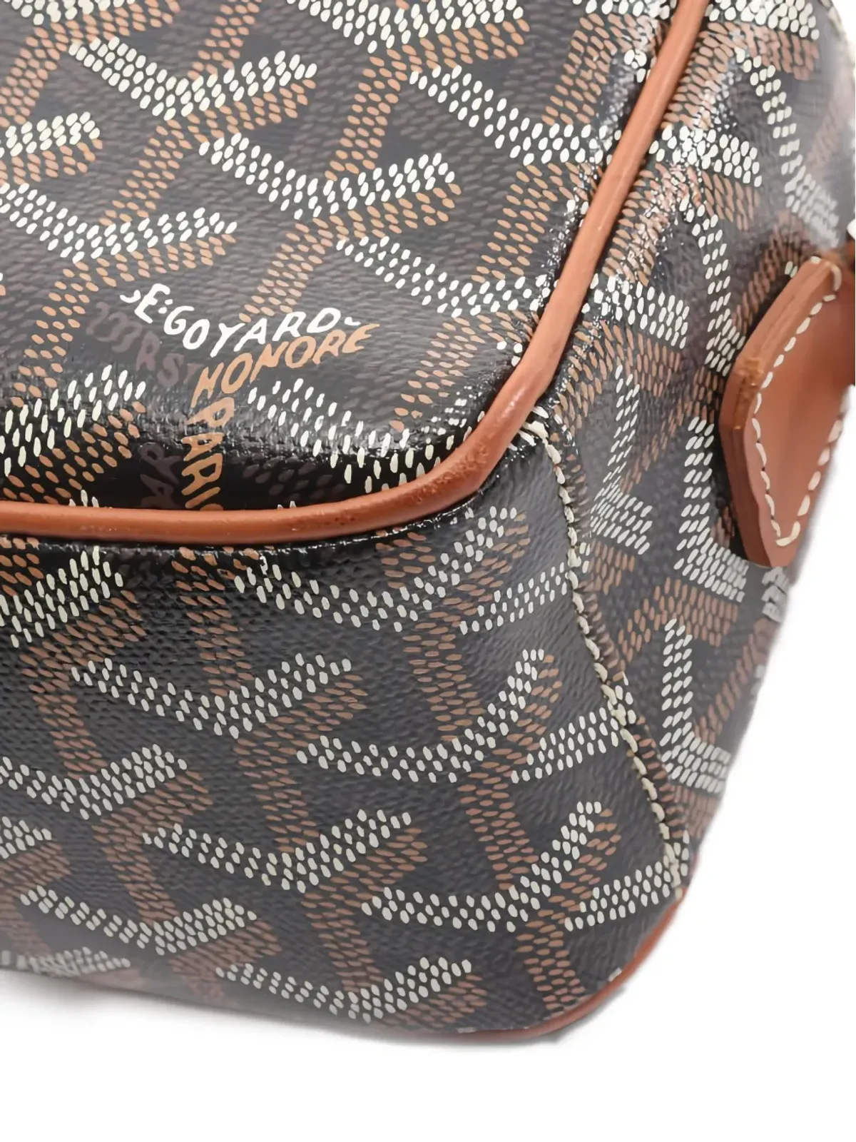 Goyard Pre-Owned 2000s プリントレザー クロスボディバッグ - 画像5