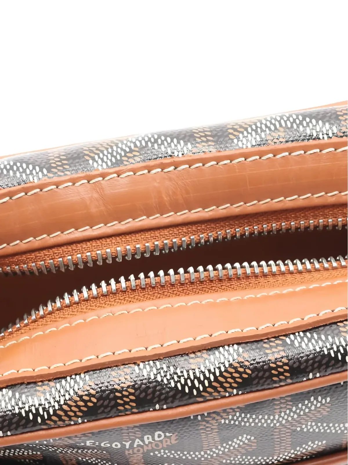 Goyard Pre-Owned 2000s プリントレザー クロスボディバッグ - 画像3