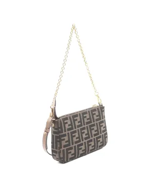 Fendi Pre-Owned ズッカ ポーチ ハンドバッグ - ブラウン - サムネイル2