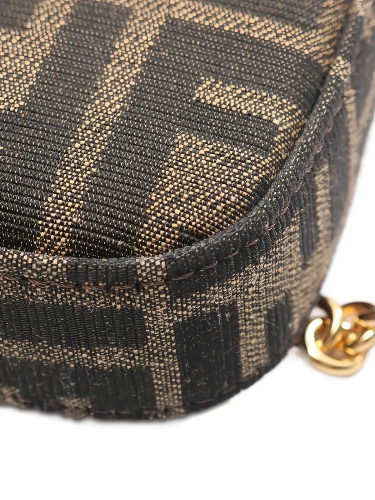 Fendi Pre-Owned ズッカ ポーチ ハンドバッグ - ブラウン - 画像4