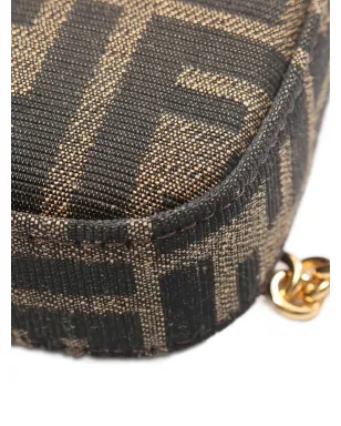 Fendi Pre-Owned ズッカ ポーチ ハンドバッグ - ブラウン - サムネイル4