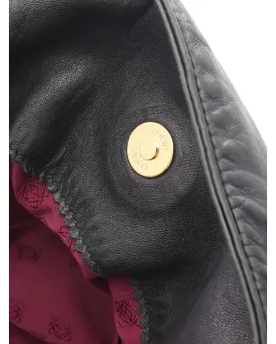 Loewe Pre-Owned フラメンコ タッセル レザー ショルダーバッグ ブラック - サムネイル5
