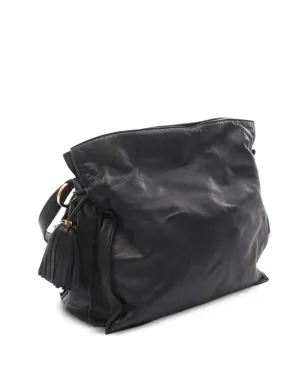 Loewe Pre-Owned フラメンコ タッセル レザー ショルダーバッグ ブラック - サムネイル2