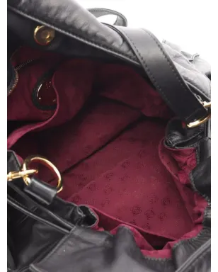 Loewe Pre-Owned フラメンコ タッセル レザー ショルダーバッグ ブラック - サムネイル3