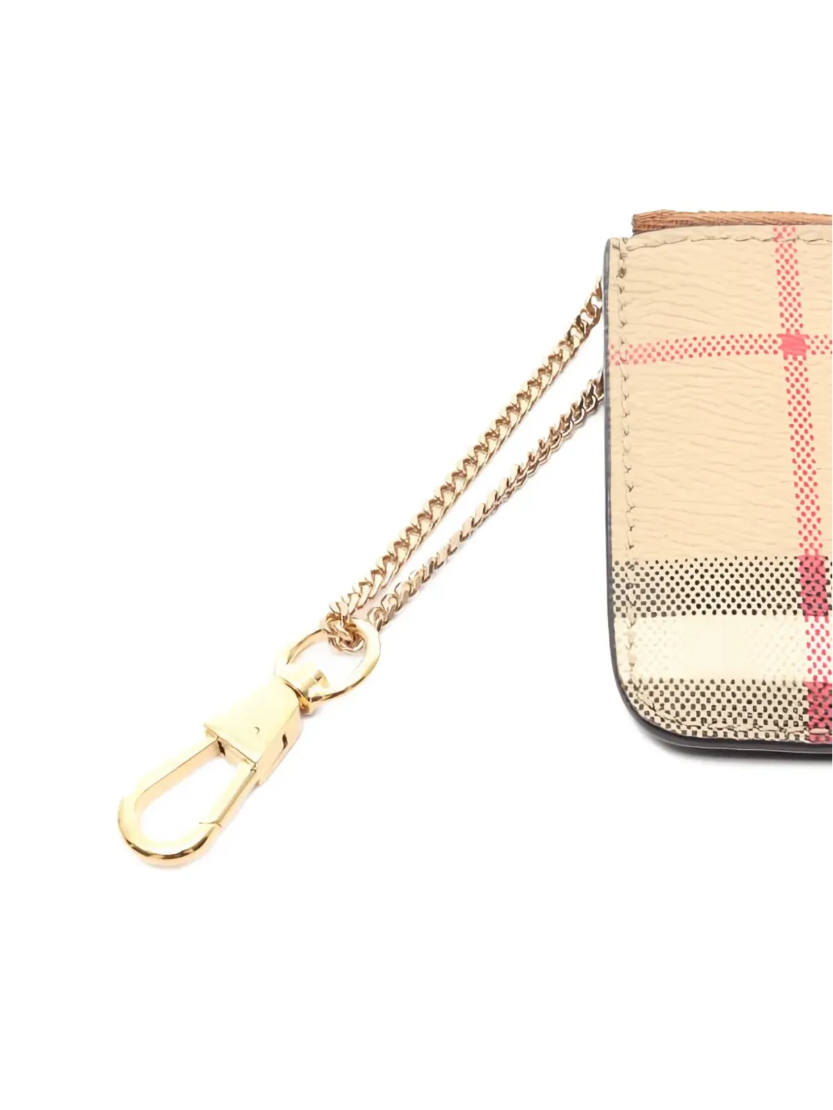Burberry Pre-Owned チェック柄レザー ZIPウォレット - 画像3