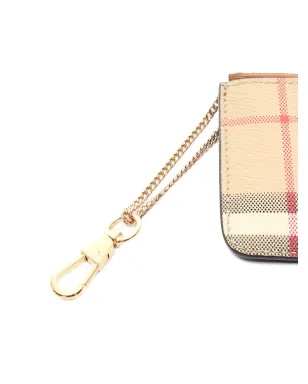 Burberry Pre-Owned チェック柄レザー ZIPウォレット - サムネイル3