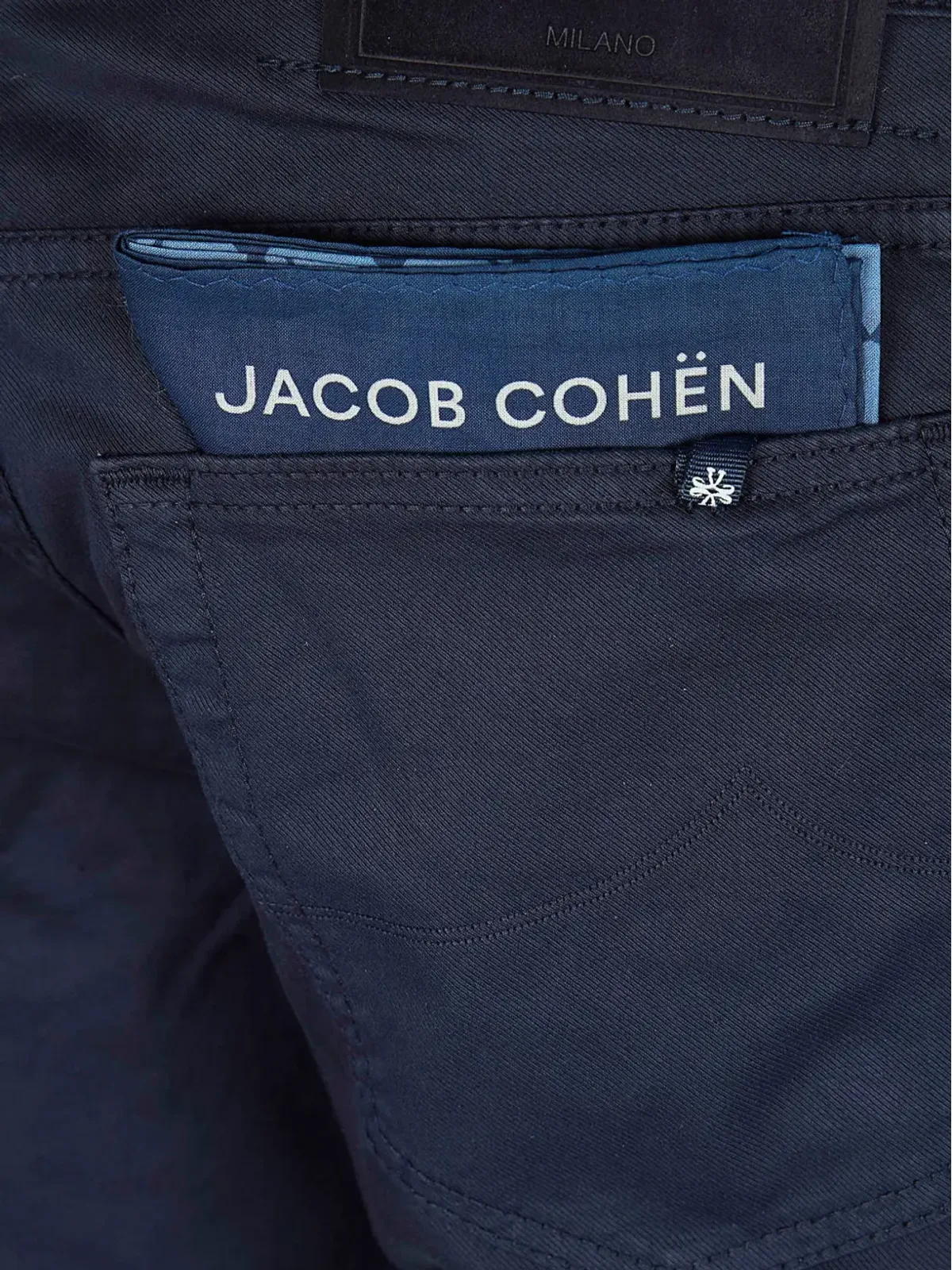 Jacob Cohën ニック・スリム・ディアゴナル・ストライプ・ファイブポケットジーンズ - 画像3