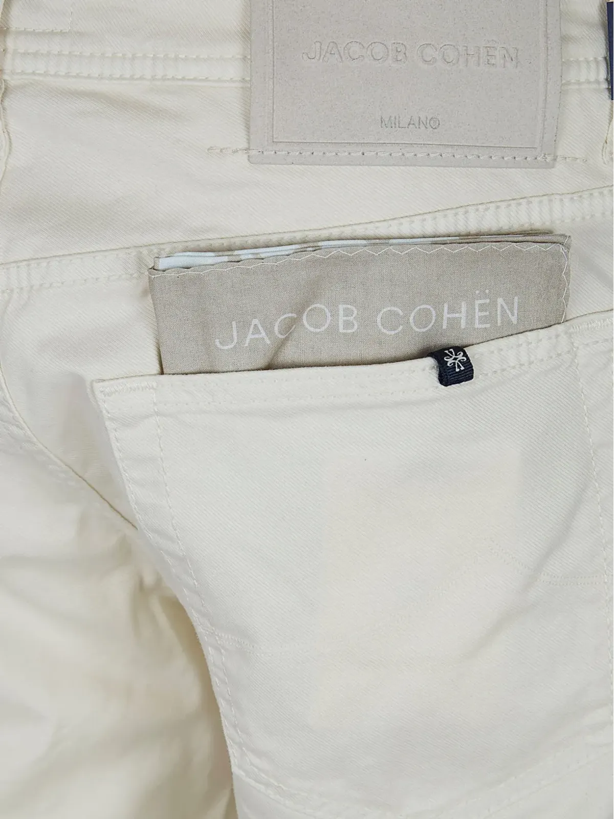 Jacob Cohën ニック・スリム・ディアゴナル・ストライプ・スリムフィットジーンズ - 画像3