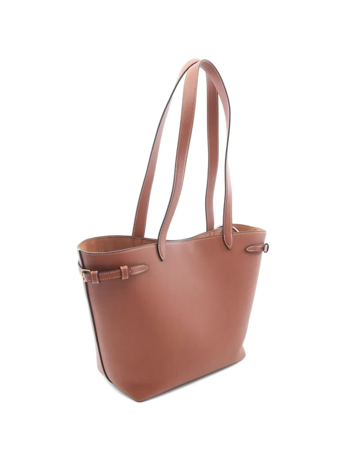 Celine ビンテージ ヒポポタマスレザー ショルダーバッグ ブラウン - 画像2
