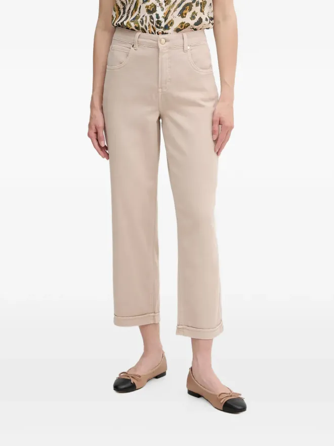 Marc Aurel Marc Aurel cuffed trousers - Neutralsの商品画像