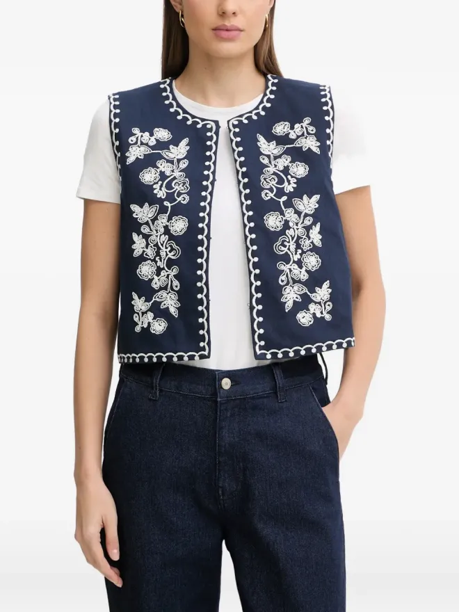 Hoss Intropia Hoss Intropia 花柄刺繍のベストの商品画像