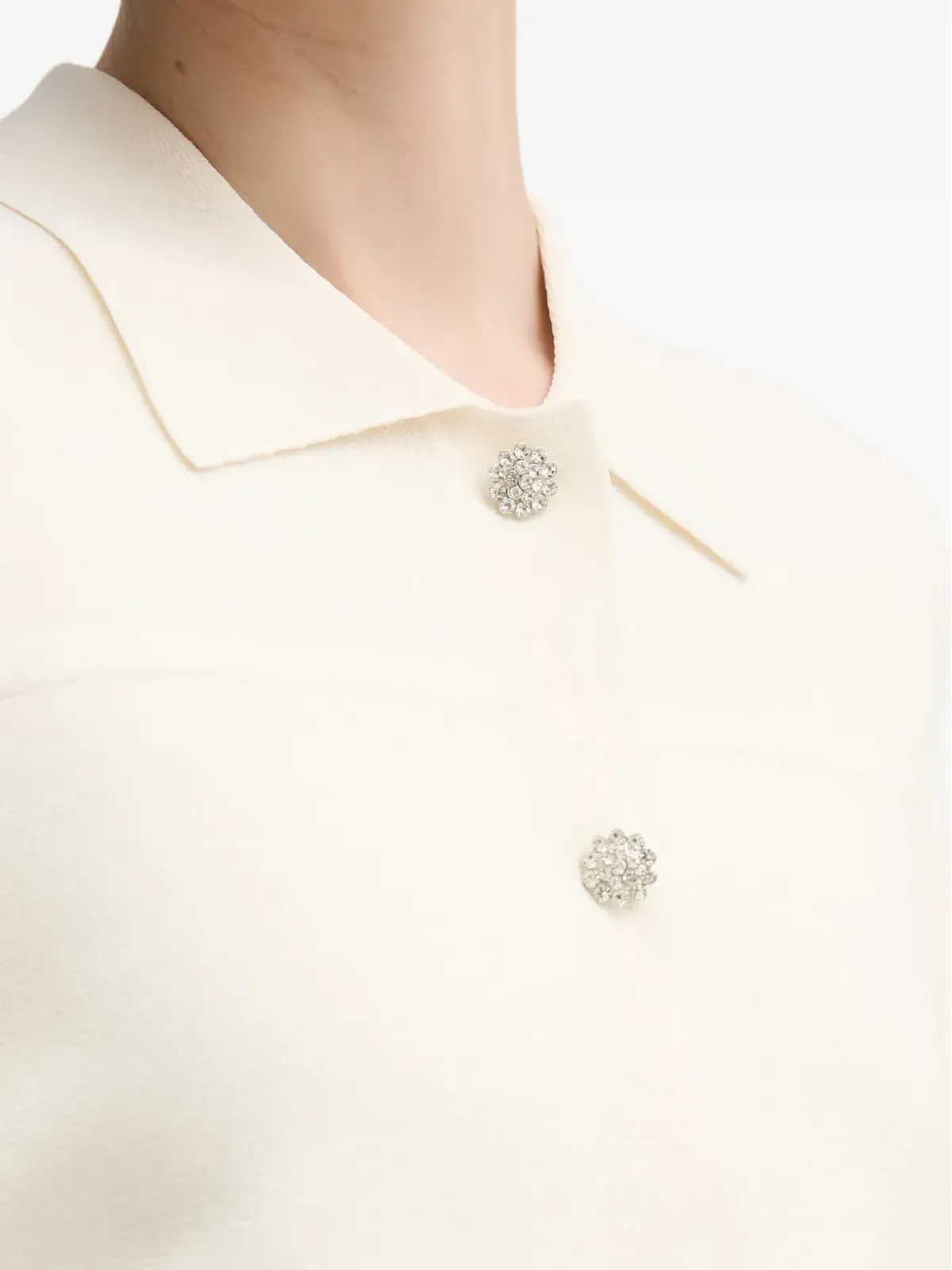 OUI embellished pocket cardigan - White - 画像4
