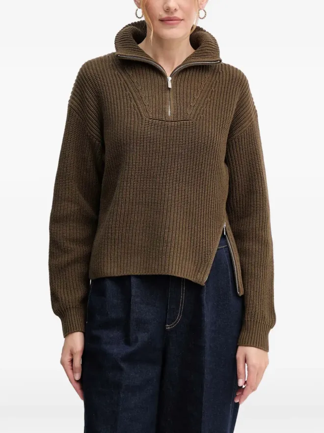 OUI OUI 半ジップセーターの商品画像