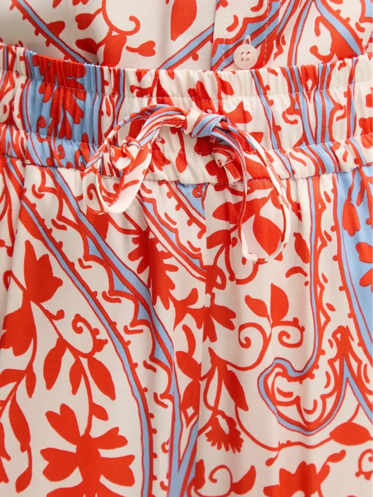 Marc Aurel 花柄プリント ドローストリングパンツ - 画像4